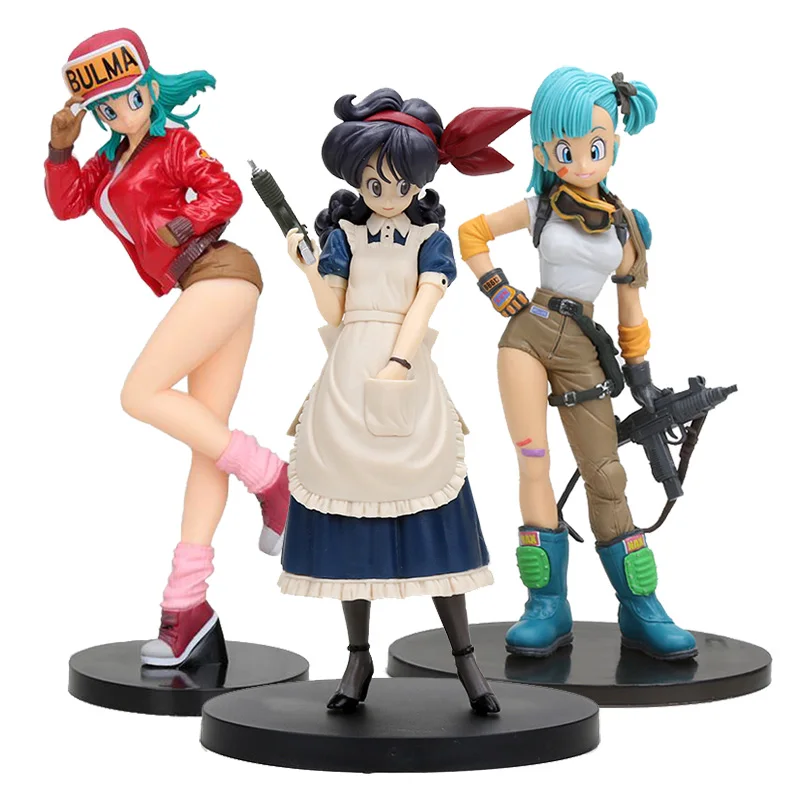Anime Dragon Ball Z Launch Lunch Bulma Scultures BIG Zoukei Tenkaichi Budoukai PVC Action Figures Collectible Model Doll Toys