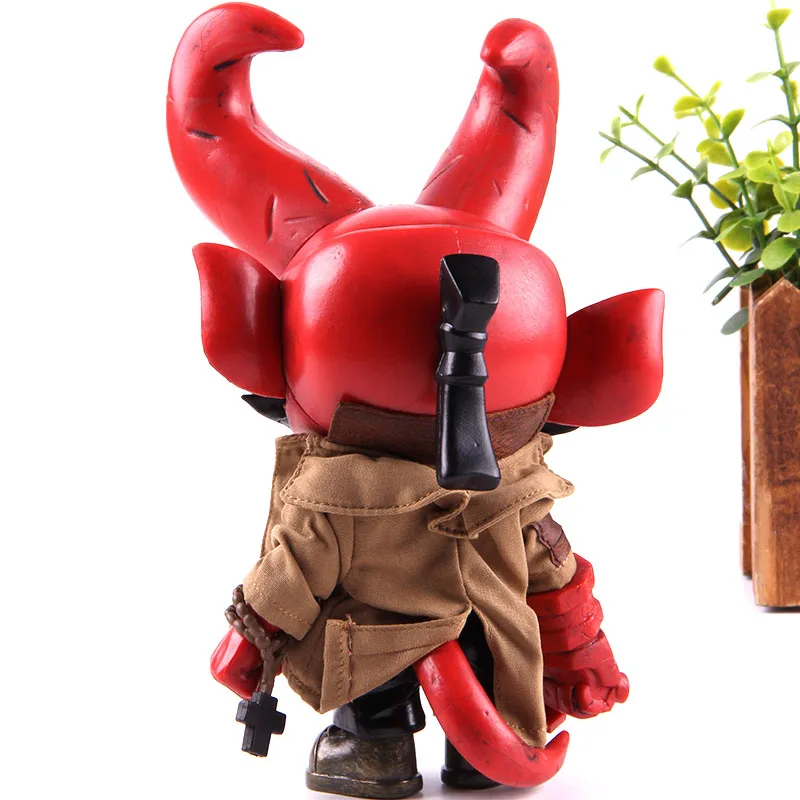 Hellboy Q версия hellboy фигурка hell boy ПВХ горячий фильм фигурка Коллекционная модель игрушка подарок кукла
