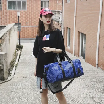 

Travel Bag Men and Women Handbag Large Capacity Travel Bag Camouflage Design Luggage Bag Waterproof Fitness Bag