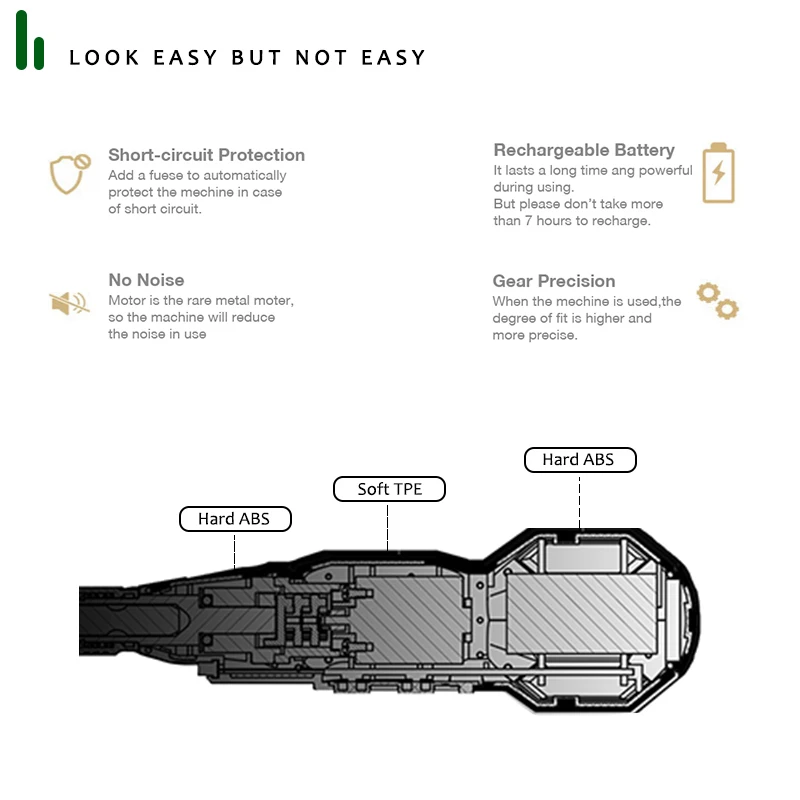 HI-SPEC ®-MINI DESTORNILLADOR ELÉCTRICO ⚡ DE 3,6 V, BATERÍA DE