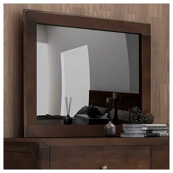 

Fashion and Function Dresser Mirror Crafted from Pine Wood Designed to Mount Directly to a Compatible Dresser Sold Separately