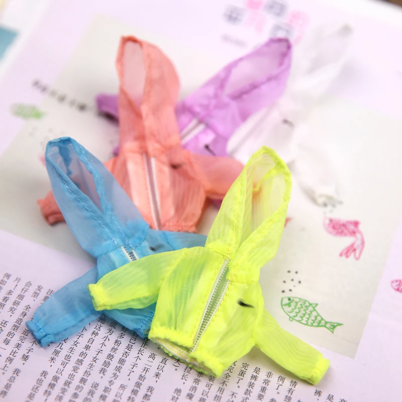M0087 детская игрушка ручной работы 1/12 ob11 кукла blyth BJD/Аксессуары для кукол SD GSC цветная Солнцезащитная одежда с капюшоном 1 шт