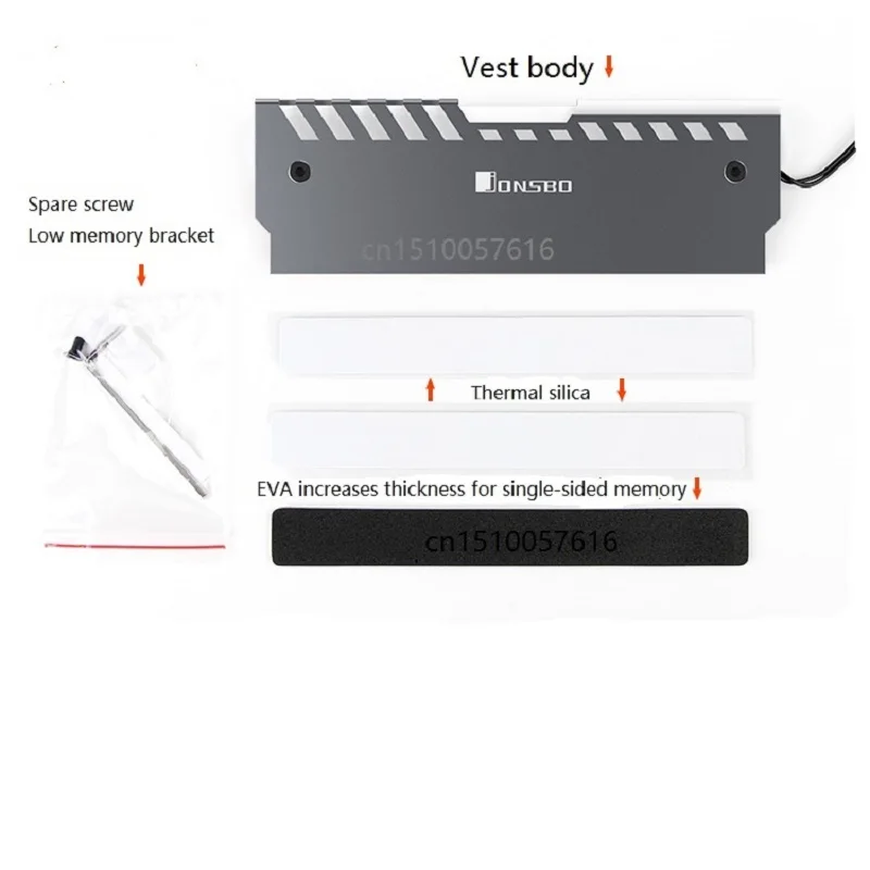 2 шт. настольный охлаждающий жилет с эффектом памяти светильник RGB/цветной