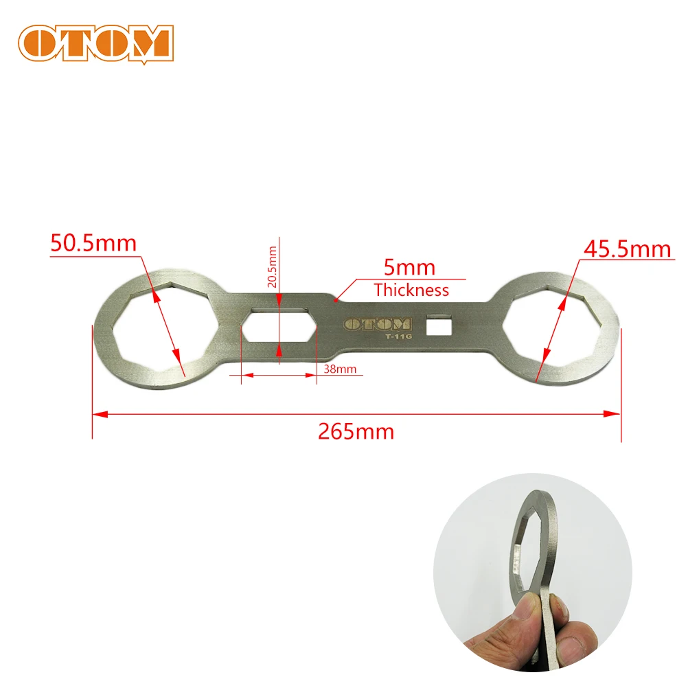 OTOM-Capuchon de fourche de moto pour HONDA, KAWASAKI, SUZUKI, KTM, YAMAHA,  amortisseur avant, enlèvement des clés, vélo Hurcross, D343 - AliExpress