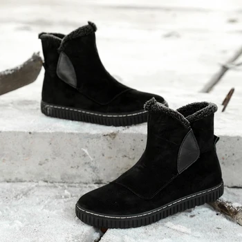 

Hot sale Men boots Winter Inexpensive Shoes Fashion Warm Snow Boots Shoes Men's Plus Size Sneakers Ankle Boots Men Winter Boots