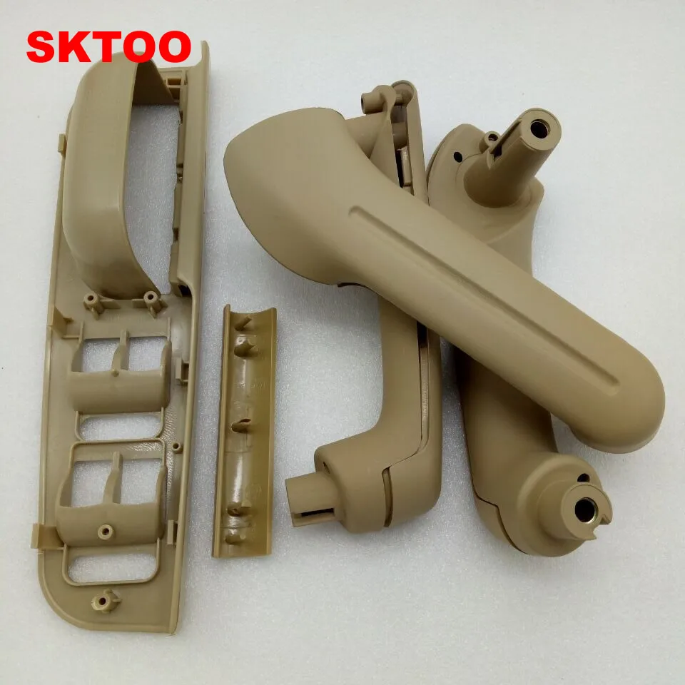 SKTOO 5 шт. бежевая внутренняя дверная ручка бесплатная доставка для VW / Jetta Bora Golf 4