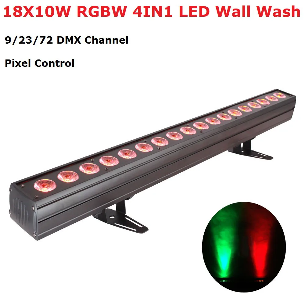 Dj светильник ing Effect 18X10W RGBW 4в1 светодиодный для мытья стен DMX 512 управление s