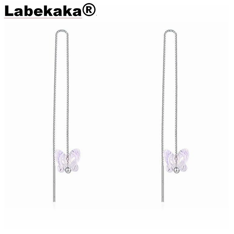 Серьги Labekaka с кристаллами украшенные Swarovski ювелирные изделия для маленькой
