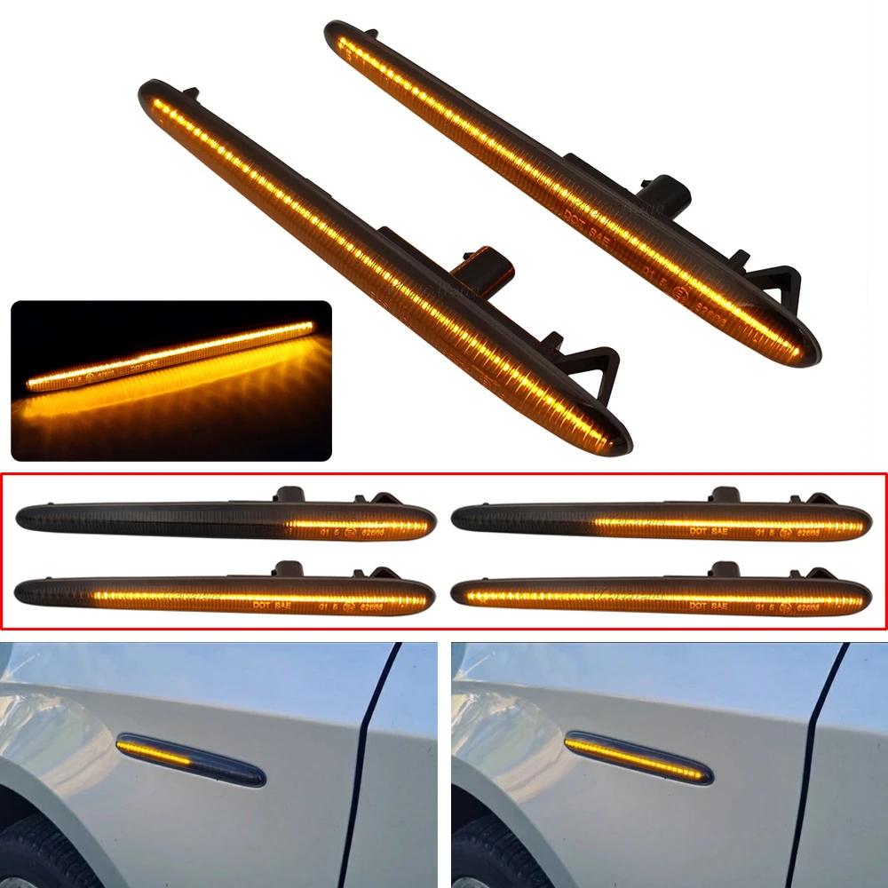 Smoked LED Fender Side Marker Light Indicator For Alfa Romeo Giulietta 940 2010 Smoked LED Fender Side Marker Light Indicator For Alfa Romeo Giulietta 940 2010