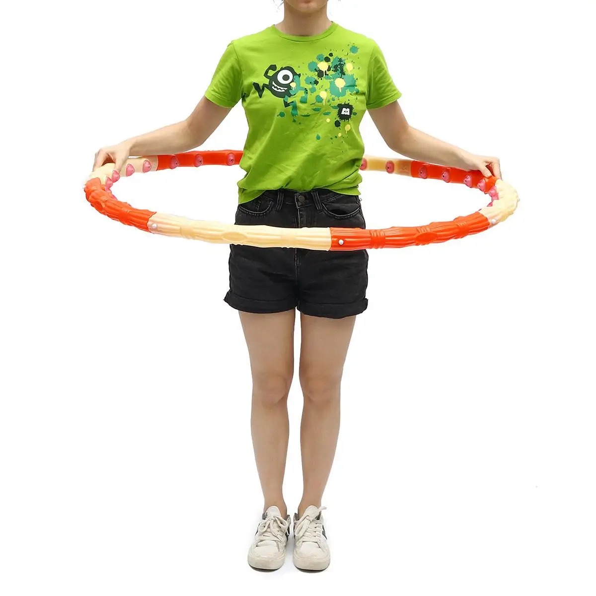 

Hoola Hoop Fitness Health 82cm Weighted Magnetic Massage Ball Abdominal Exercise Gymnastics Fashion