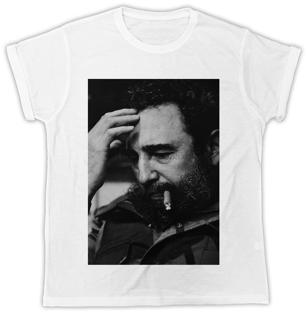 Fidel cadro Cigar Poster идеальный подарок на день рождения забавная крутая футболка