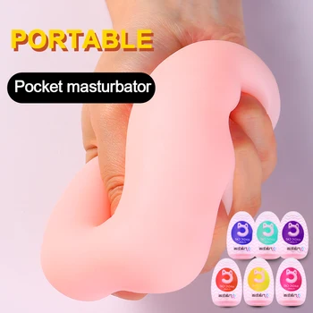 BODYPRO Masturbation Egg Portable Masturbation Cup Pocket Pussy Real Vagina Anal Oral Sex Aircraft Cup Sex Toys For Men 3