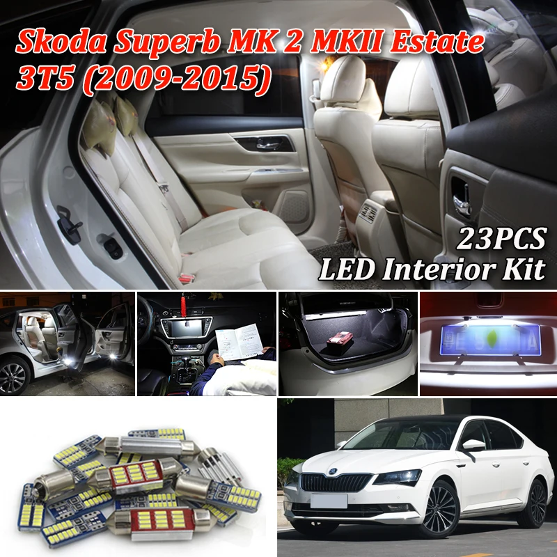 XENON WHITE SEAT LEON II MK2 ERROR FREE INTERIOR CAR LED LIGHT BULBS KIT