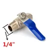 Ball valve fittings for water purifier faucet of household kitchen   6.35mm OD Hose 1/4