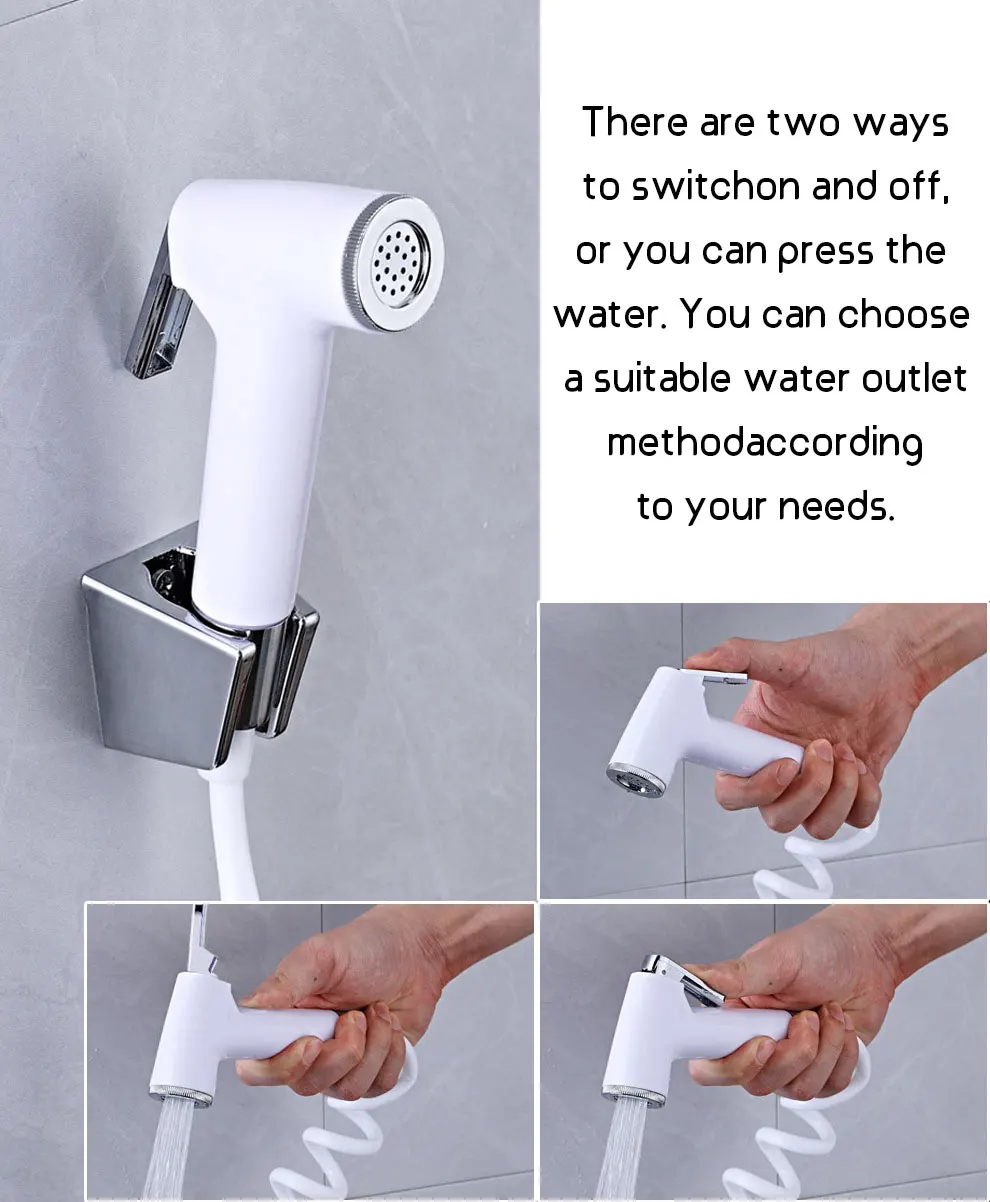 Pulvérisateur de bidet FDIT - Kit de pulvérisateur de bidet 3 pièces en