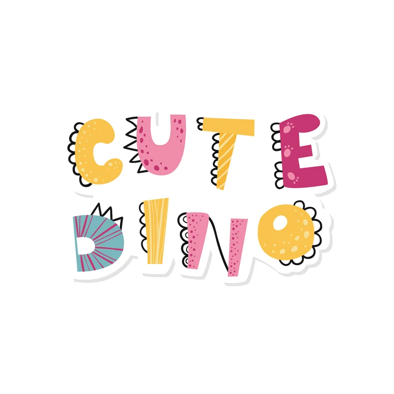 Термочувствительный патч с красочными животными из мультфильмов 1 шт.