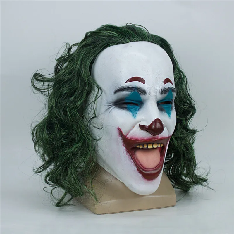 Фильм Джокер маска Хоакин Феникс Джокер Косплей Артура латексная пластиковая маска Хэллоуин косплей реквизит