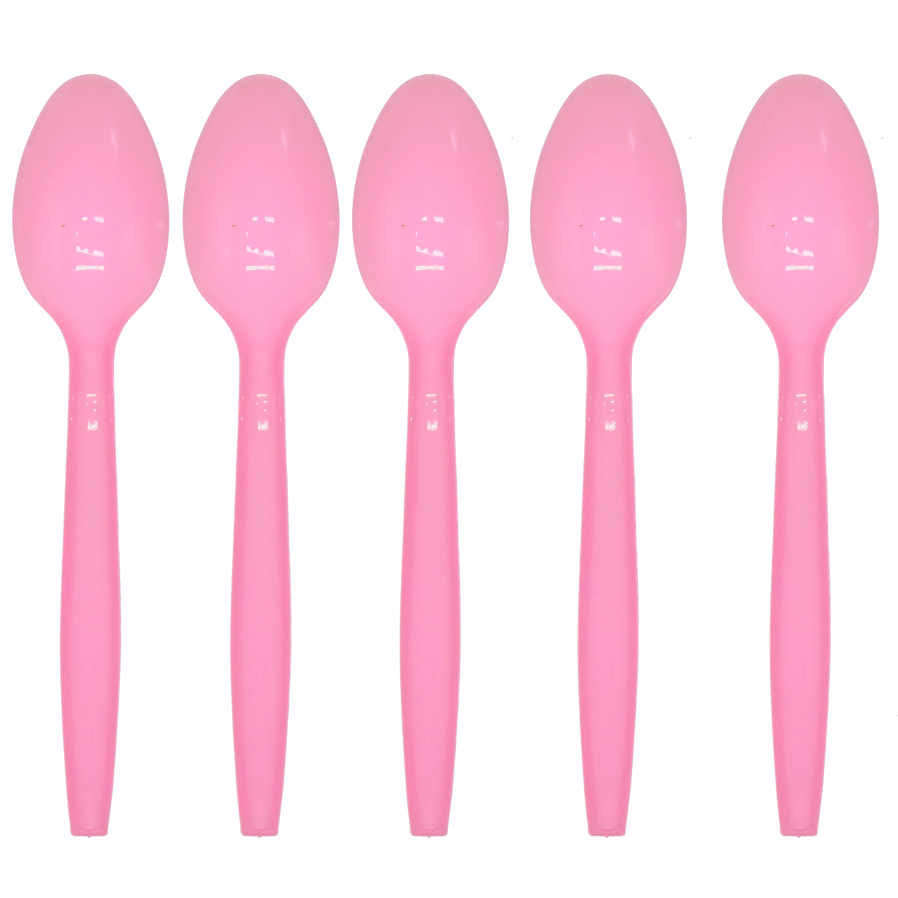 10pcs pink spoons