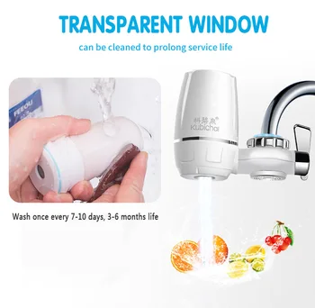 

Tap Water Purifier Kitchen Faucet Washable Percolator Mini Water Filter Filtro Rust Bacteria Removal