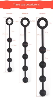 Large Anal Beads Silicone Butt Plug Anal Balls Sex Products For Adults Erotic Toys For Woman Gay Men Anus Dilator Intimate Goods 4