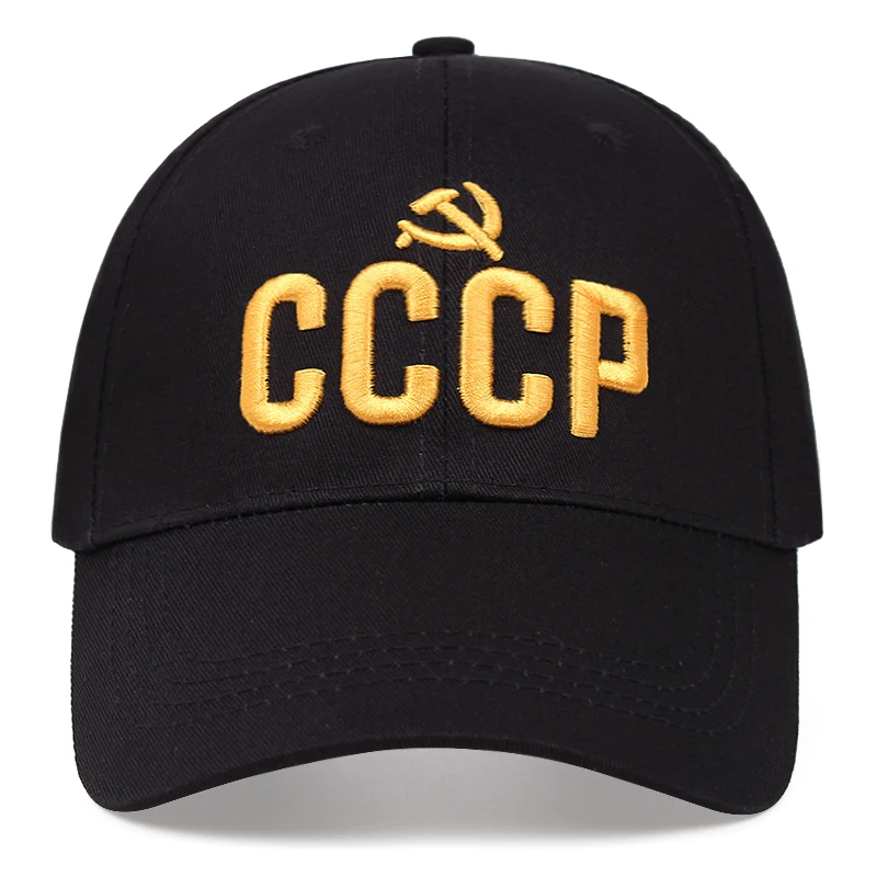 CCCP Embroidered Baseball Cap Russia Logo Men's Cap Trendy Fashion Sun