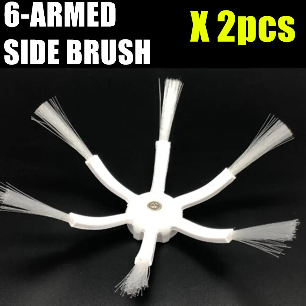 

XIAOMI New Generation 6 Arms Side Brush for Xiaomi/Roborock S50 S51 S55 Robot Vacuum Cleaner Parts Accessories