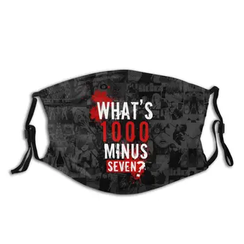 

Ghoul Mouth Face Mask What's 1000 Minus Facial Mask Fashion Adult with Filters Cool Mask