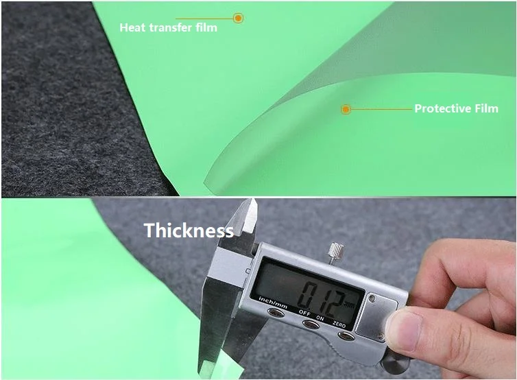 50cm*1m Night Luminous Warning Fluorescent Heat transfer Vinyl Film Color Printing Crop Number Patterns T-shirt film Glowing