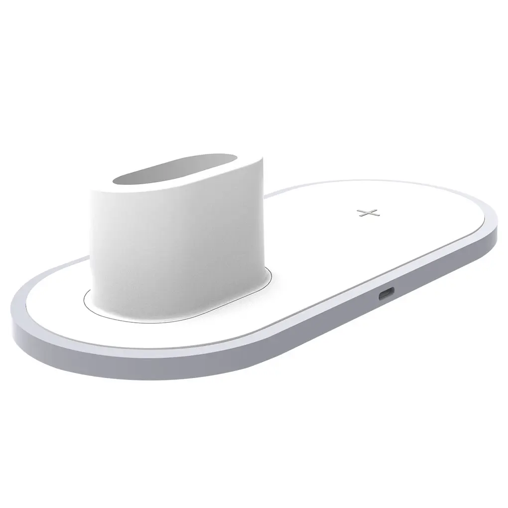 Замена для iPhone часы Airpod Беспроводной Зарядное устройство Pad 3-в-1 автоматически Мощность быстро Зарядное устройство