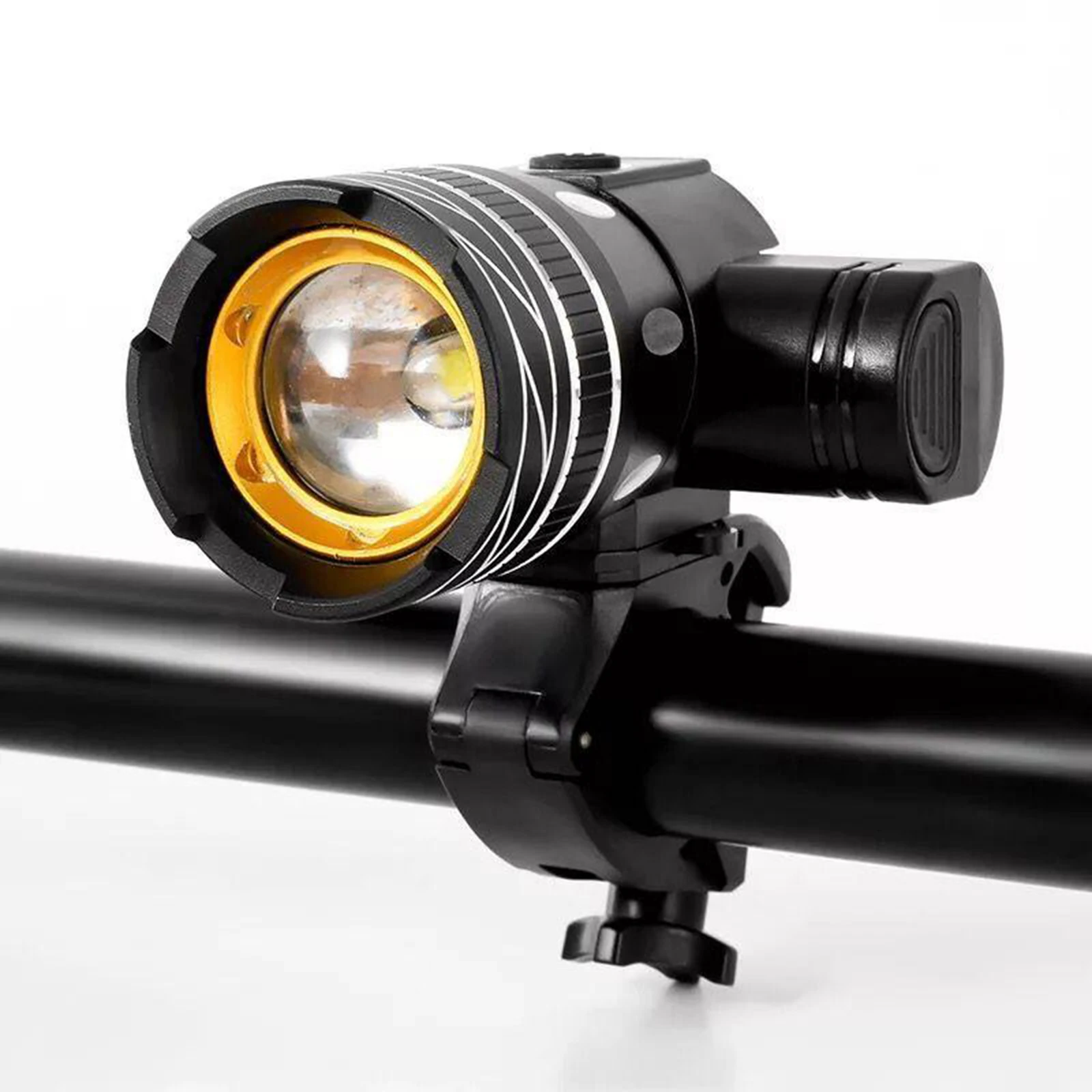 USB Charging Cycling Mountain Bike Headlight Bike Front Light Torch Flashlight