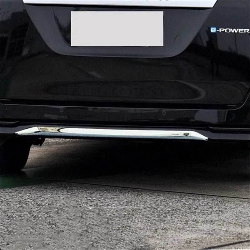 Welkinry Car Auto Cover For Nissan Serena E Power C27 5th Generation 19 21 Abs Chrome Rear Tail Bumper Trim Chromium Styling Aliexpress