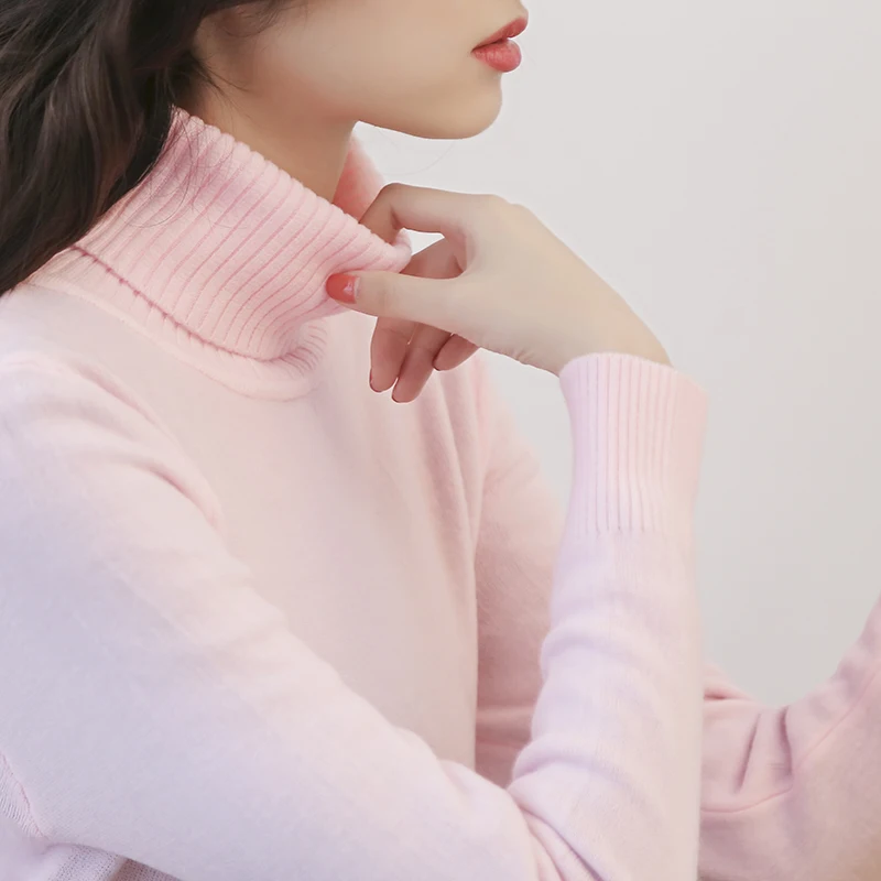 Women Sweater Autumn Winter Turtleneck Sweaters Women Knit Thermal Thicken Sweater Pullover Women Sueter Mujer Invierno Sweaters
