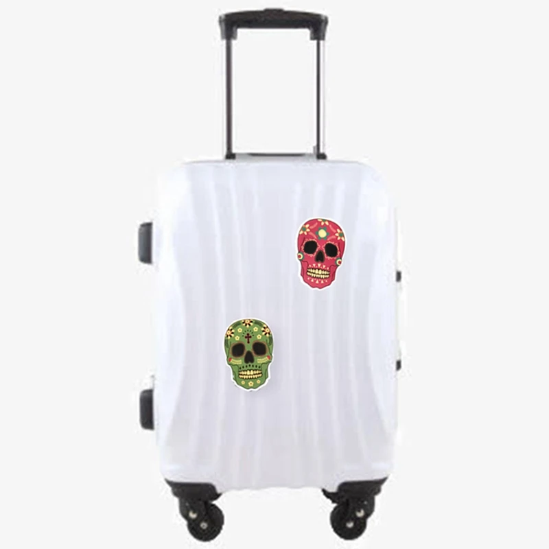 60 шт Череп Наклейка s Граффити скелет призрак панк Рок мотоцикл наклейка игрушки DIY ноутбук чемодан для скейтборда шлем гитара автомобиль