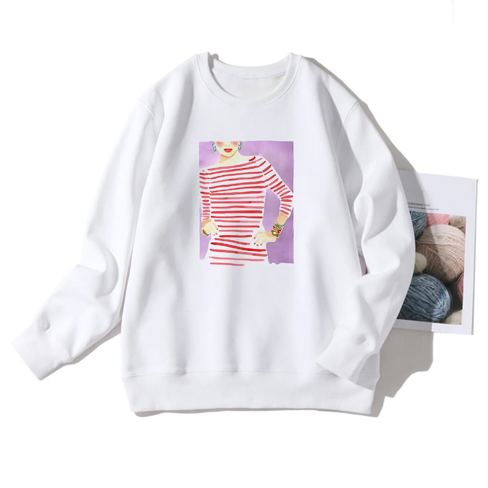 

Y2K Women's Sportswear Harajuku Modern Girls Cartoon Ulzzang Hoodie The Comfy Winter Fashion Ladies Pullovers Streetwear Hoodies