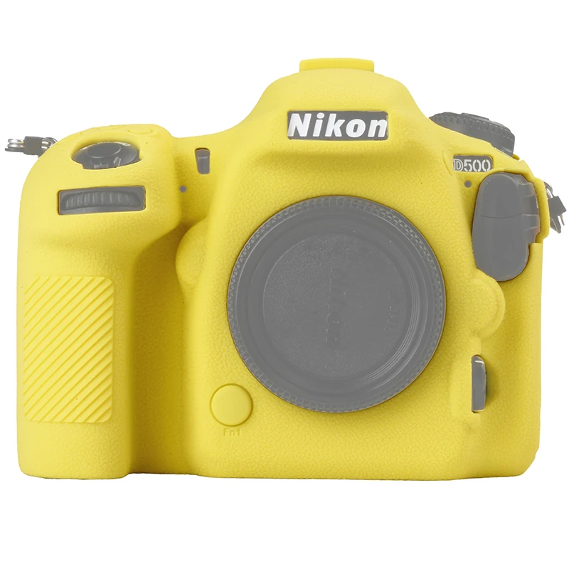 For Nikon D500 Silicone Rubber Camera Protective Body Case Skin Camera Bag Protector Cover 