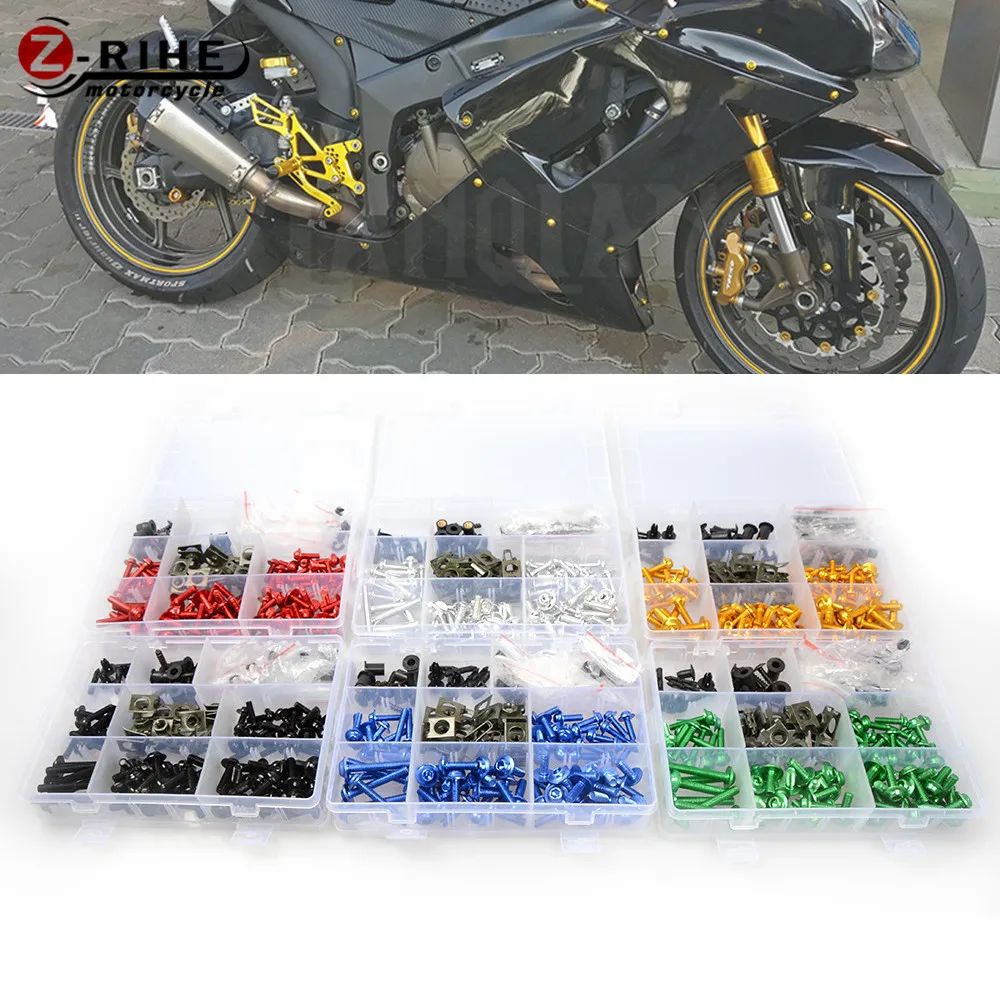 

Universal Aluminum Motorcycle accessories Fairing Bolt Screw Fastener Fixation For SUZUKI SV650A GSX-S1000 FZ/Z GSX1250FA