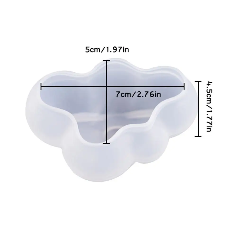 3D облако Форма шоколад силиконовые формы для мыла Свеча формы для Мусса Fondant(сахарная) форма для пуддинга конфеты украшение торта, выпечки инструмент