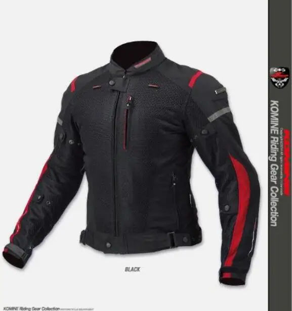 Для KOMINE JK-069 высокого качества сетка ткань Спортивный костюм мотоцикл распределения наборы защитная одежда
