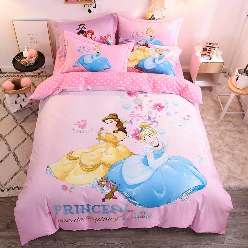 Набор постельных принадлежностей для девочек с постельным одеялом двойного размера для спальни, пододеяльники, постельные покрывала, простыня, 3-5 шт., акция - Цвет: LFMM8