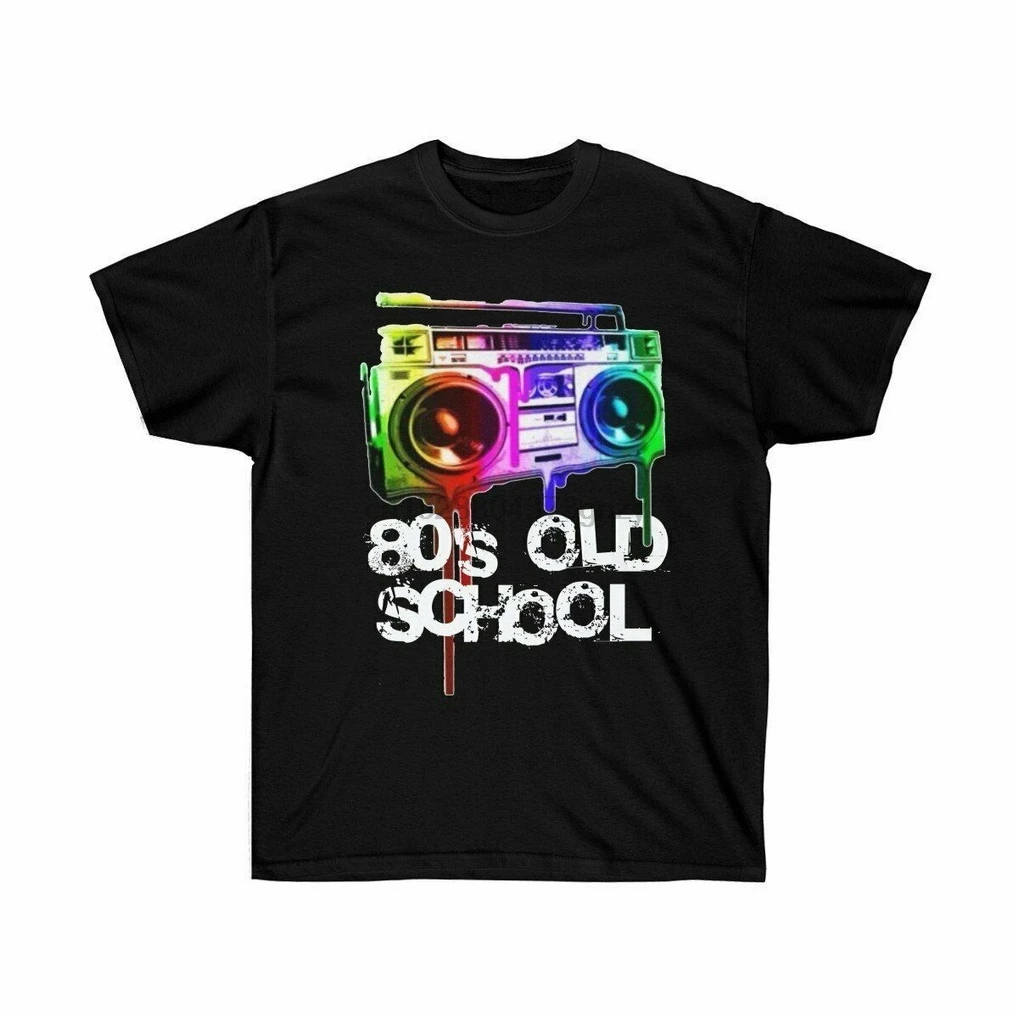 Old School 80s восьмидесятых в стиле хип-хоп рэп Винтаж Ретро Стиль Бумбокс унисекс