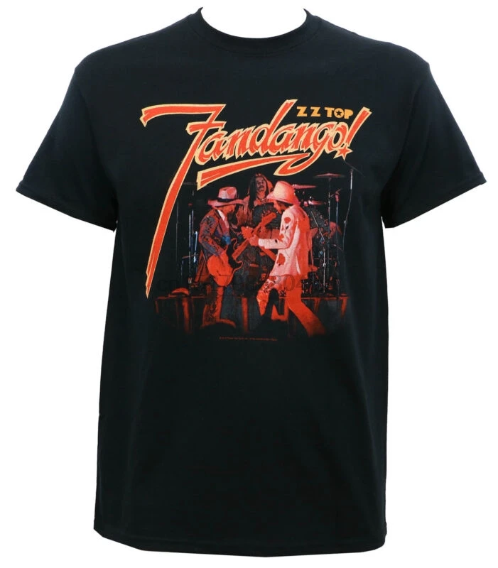 DEVIL TONNAGE TOUR ZZ Top Classic Rock Band Licensed Concert ADULT T-Shirt
