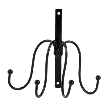 

2Pcs 4 Hooks Clothing Hat Bag Hook Bathroom Interior Accessories Robe Hooks Wall Hanger Towel Rails Holder Home Decoration No Tr