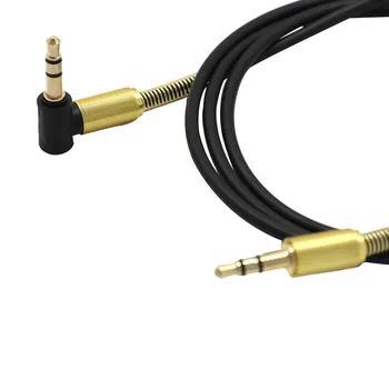 

Aux Cable 3.5mm Jack Elbow Male To Male Stereo Headphone Earphone Cable Car Aux Audio Extension Cable ##0