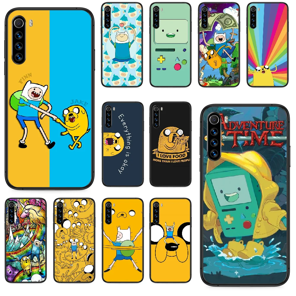 Чехол для телефона adventure time Beemo BMO Jake Finn Xiaomi Redmi Note 4A 4X 5 6 6A 7 7A 8 8A 4 5A 8T Plus Pro черный