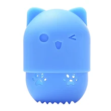 Мягкий силиконовый термостойкий путешествия Портативный упругие пылезащитный слоеного держатель губка ящик для яичная сушилка чехол анти-осенняя Форма