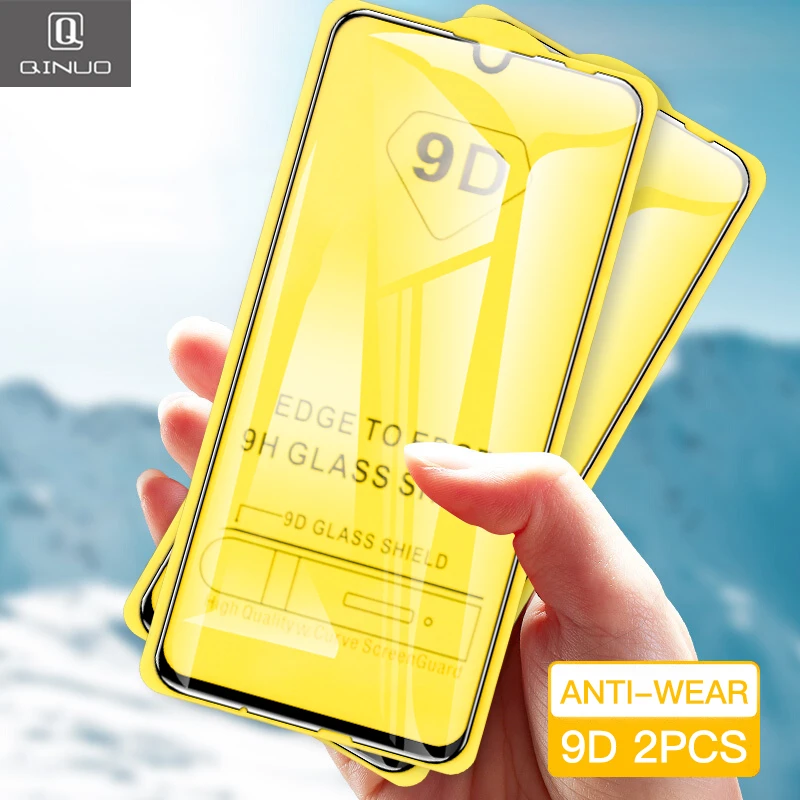 

2 Pieces 9D Screen Protector For Huawei honor 20 Pro 10i 20i V10 V20 10 Lite 8A Pro 8X Play Tempered Glass 9H HD Protection Film