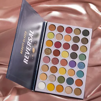 

40 Color Shimmer Matte Eye Eyeshadow Palette Pearlescent Waterproof Charming Colorfast