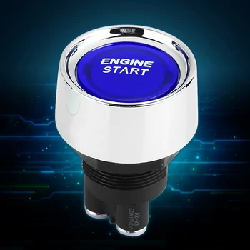 

12V-24V 50A Car Engine Start Push Button Switch Ignition Starter Start Button Switch Replacement Enginee Start 12V Waterproof