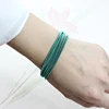 New Fashion Jewelry Women's Gift Carbon Steel Material Diameter 1.7mm Spring Screw Head Can Open Elastic Color Spring Bracelet 4