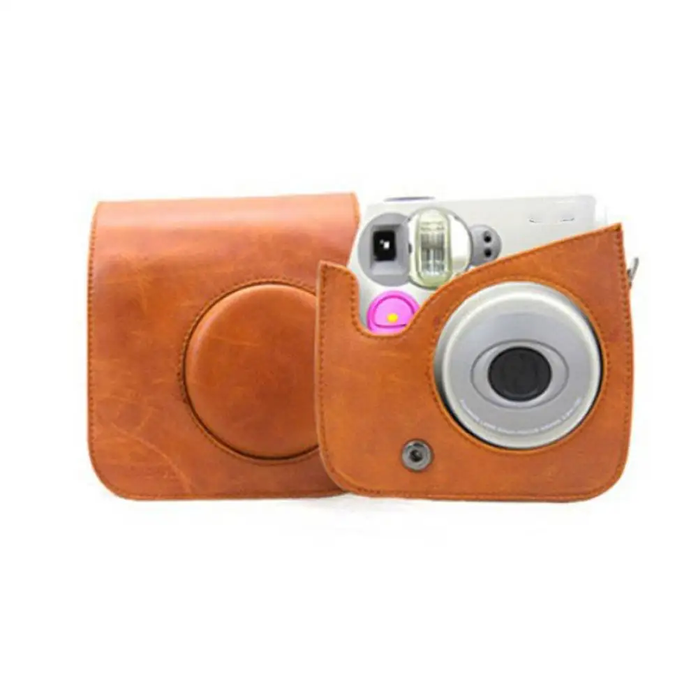 

PU Leather Instax Camera Case Bag for Fujifilm Instax Mini 7s 7c Instant Camera Polaroid Camera Protective Case